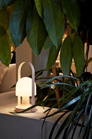 FollowMe bordlampe pale pink