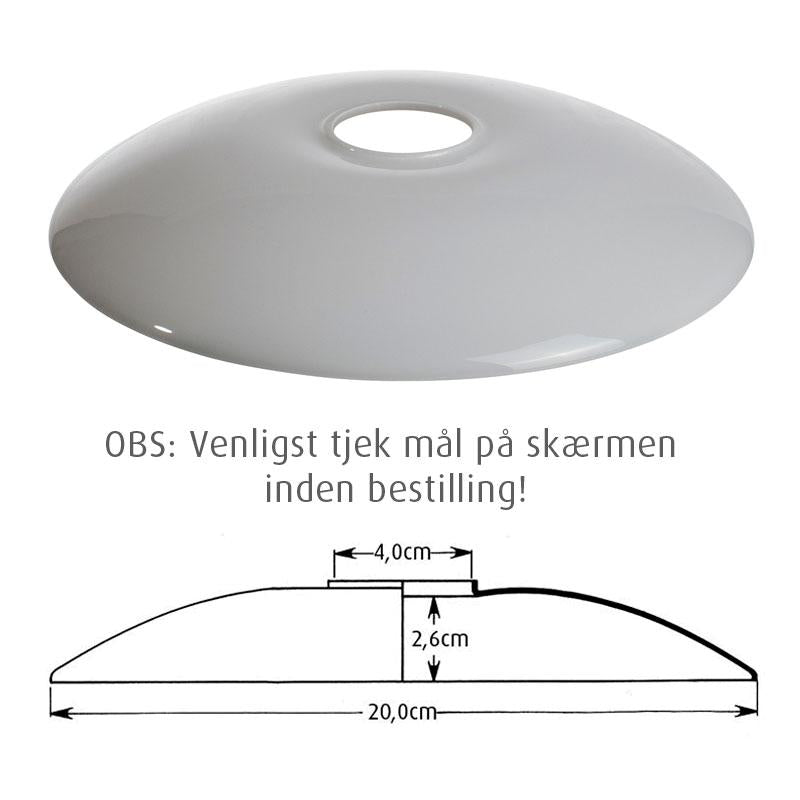 PH 2/1, Glas overskærm