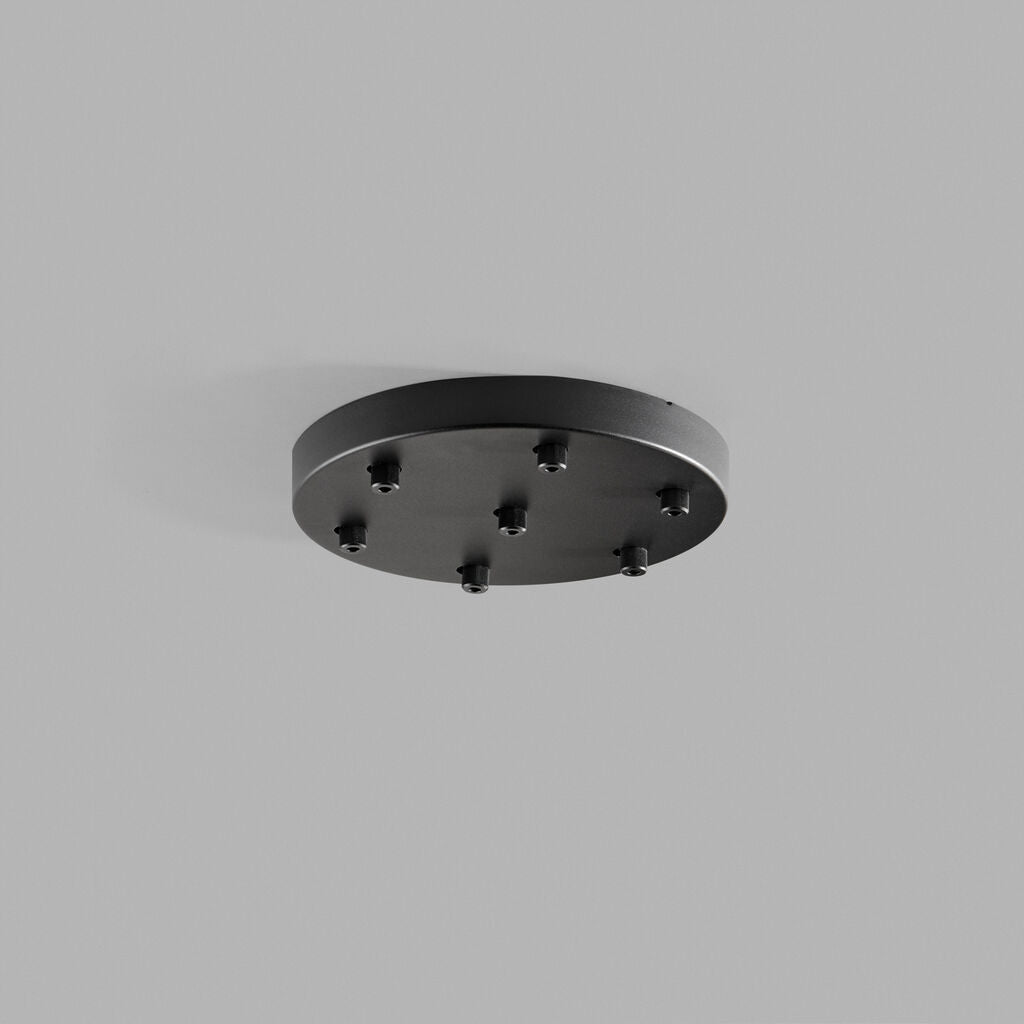 Ceiling base Ø300/7 pendel sort