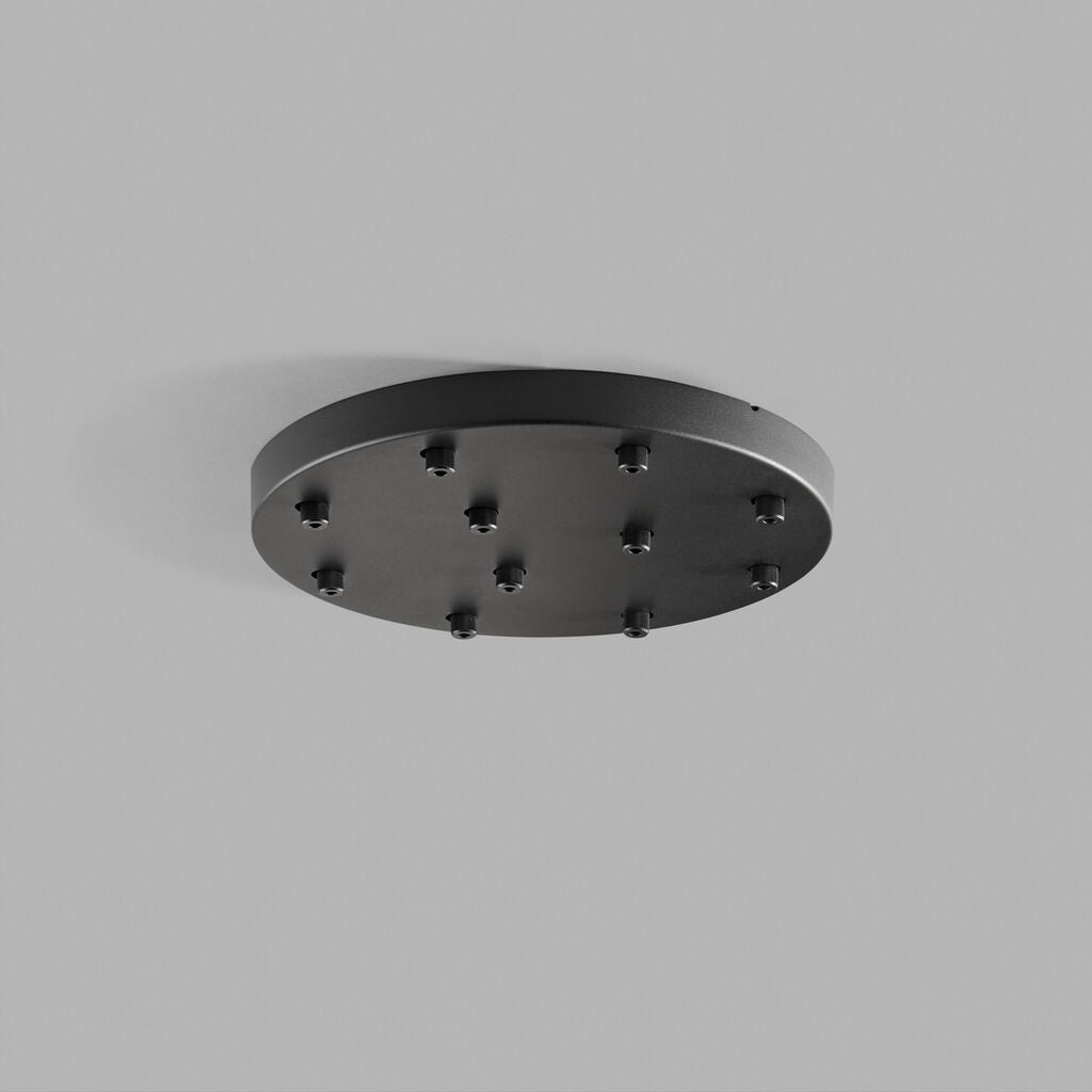 Ceiling base Ø400/11 pendel sort