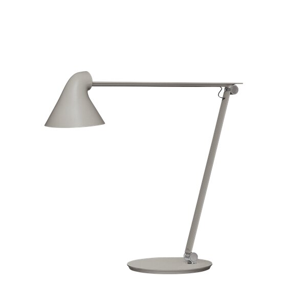 NJP bordlampe lys alu grå 3000k