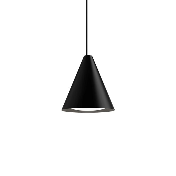 Keglen pendel ø250 LED sort 2700K