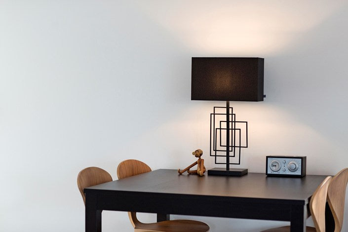 Paragon H52 sort bordlampe