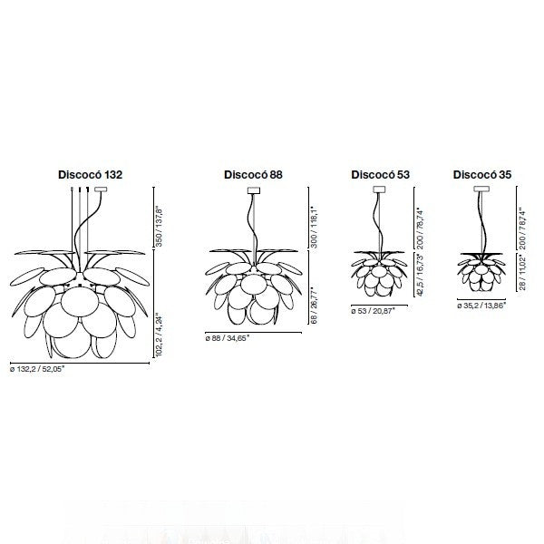 Discoco pendel ø53 hvid