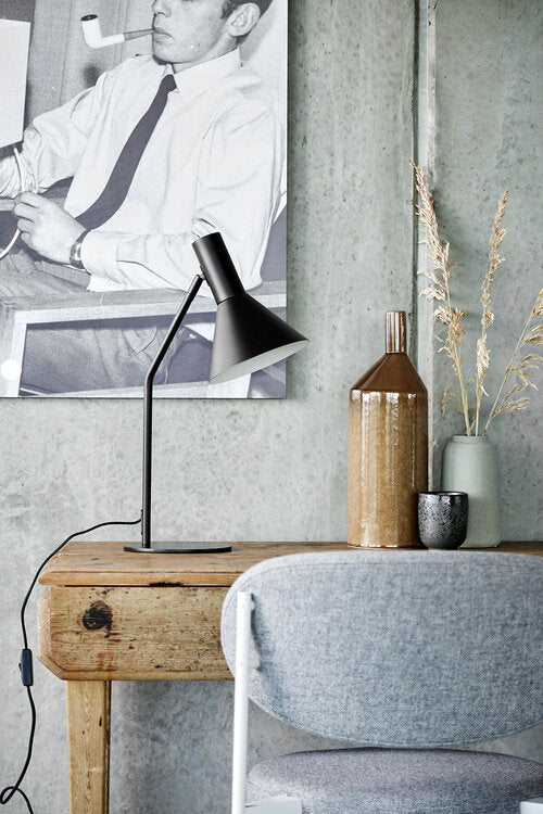 Lyss Bordlampe Matt Sort