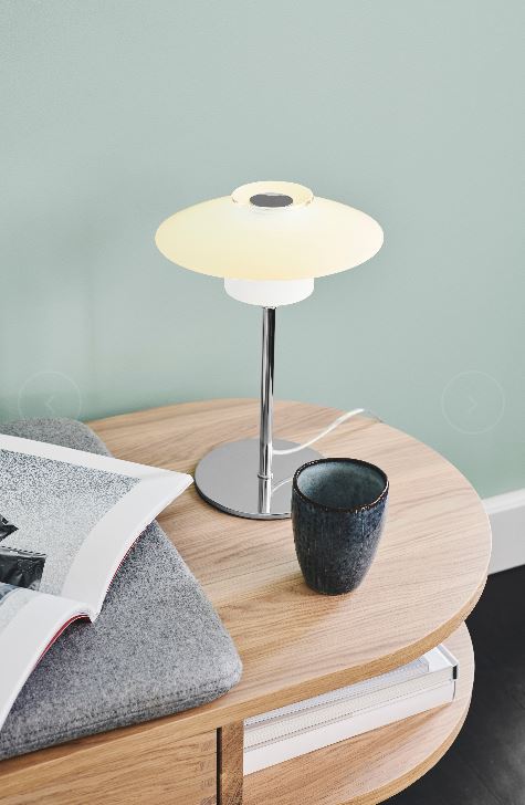Scandinavia Bord Ø20 - Opal glas