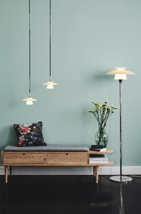 Scandinavia Gulv Ø40 - Opal glas
