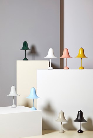 Pantop ø23 Bordlampe Matt White