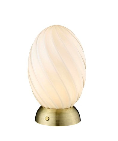 Twist Bordlampe Antik Messing