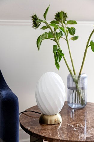 Twist Bordlampe Antik Messing