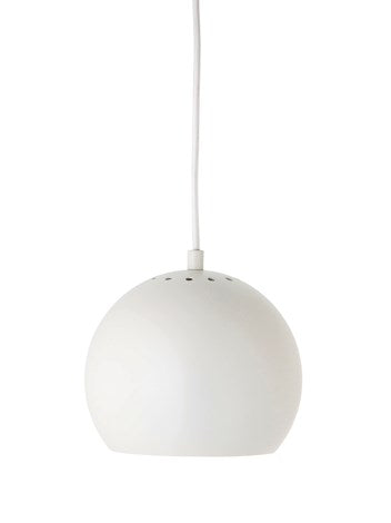Ball Pendel Mat Hvid Ø25