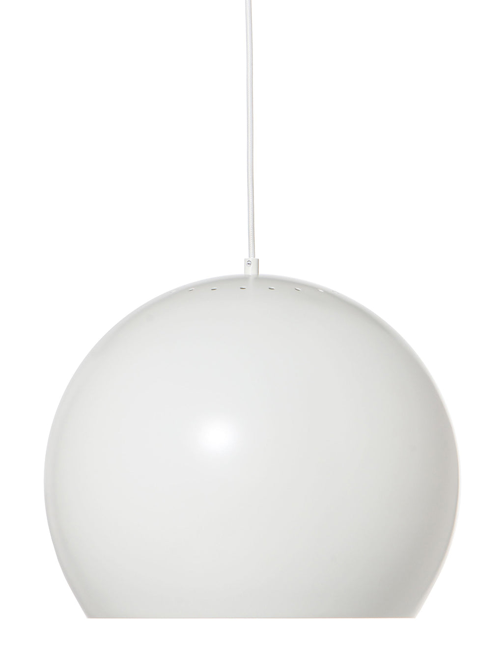 Ball Pendel Mat Hvid Ø40