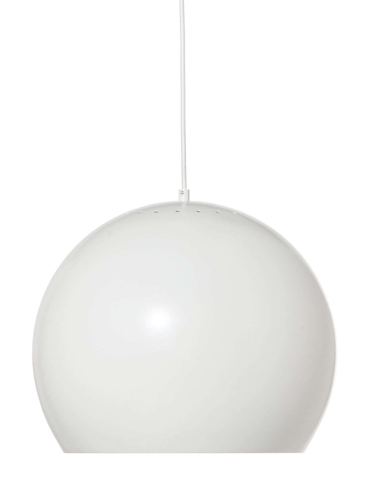 Ball Pendel Mat Hvid Ø40