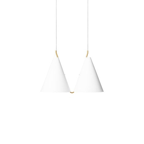 Mosaik 2 Side By Side Pendel Ø25 Hvid