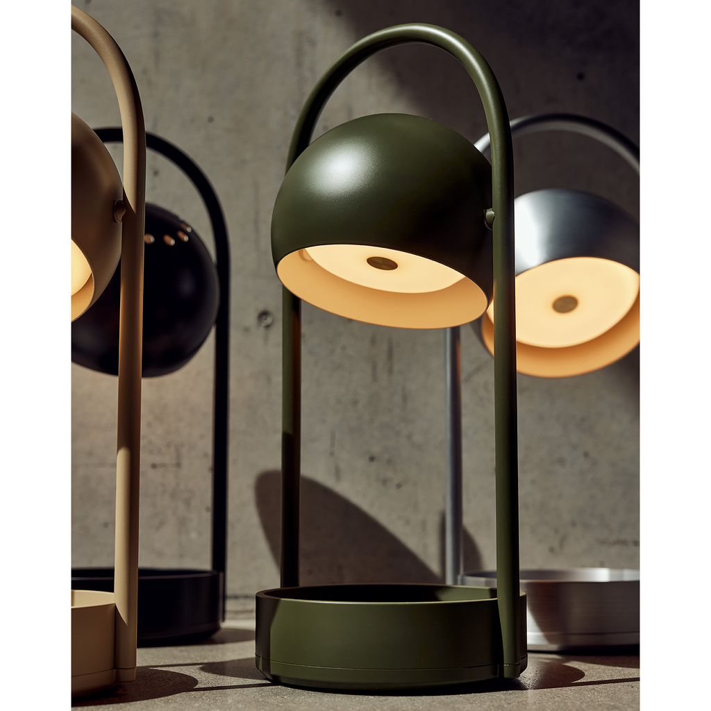 BALL OLIVEN GRØN ONE LYSKILDE PORTABLE LAMPE