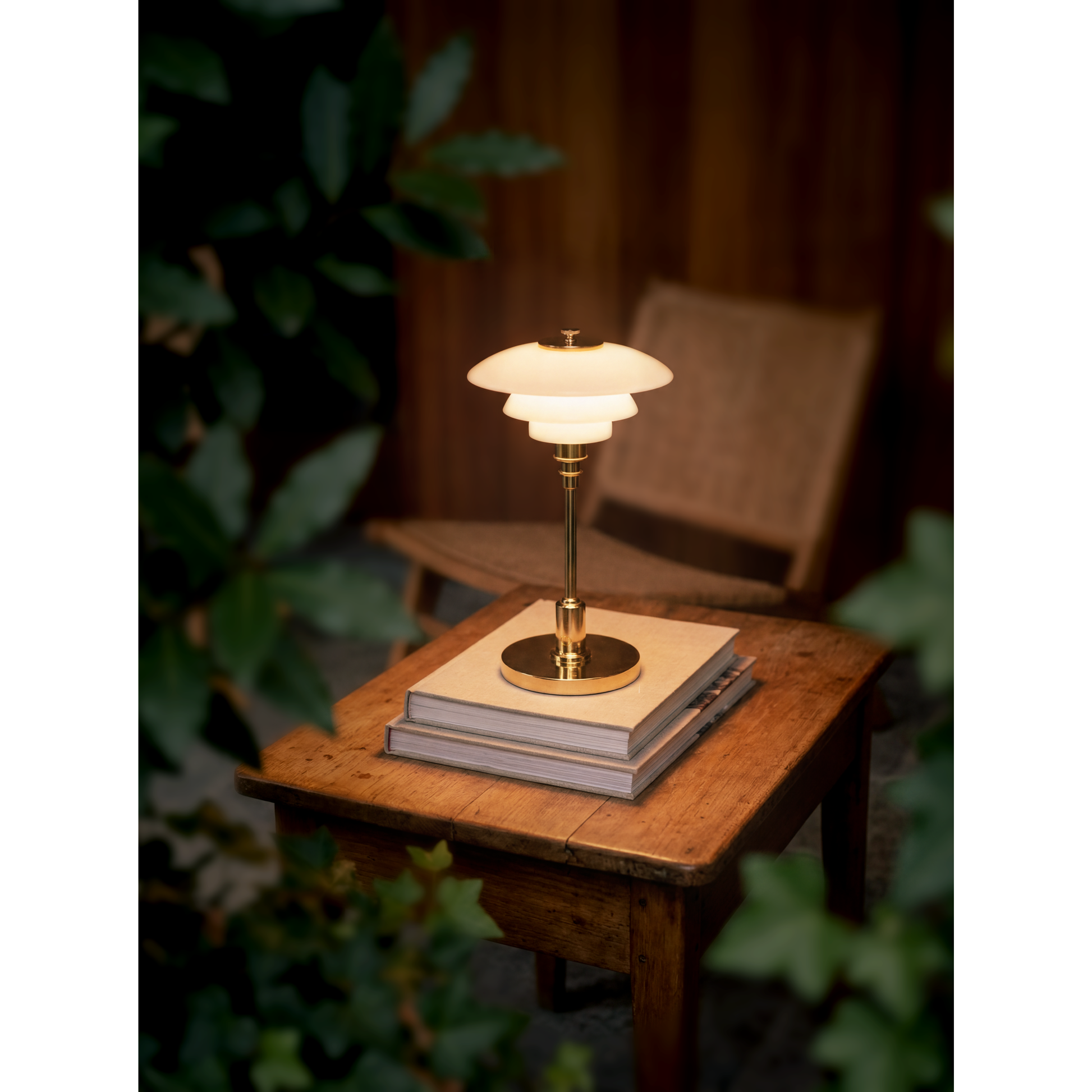 LOUIS POULSEN PH 1/1 LED BRASS PORTABLE LAMPE