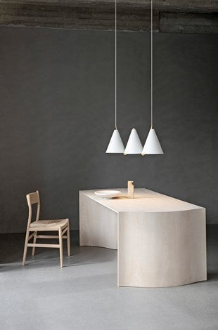 Mosaik 3 Side By Side Pendel Ø25 Hvid