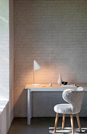 Mosaik Bordlampe Hvid