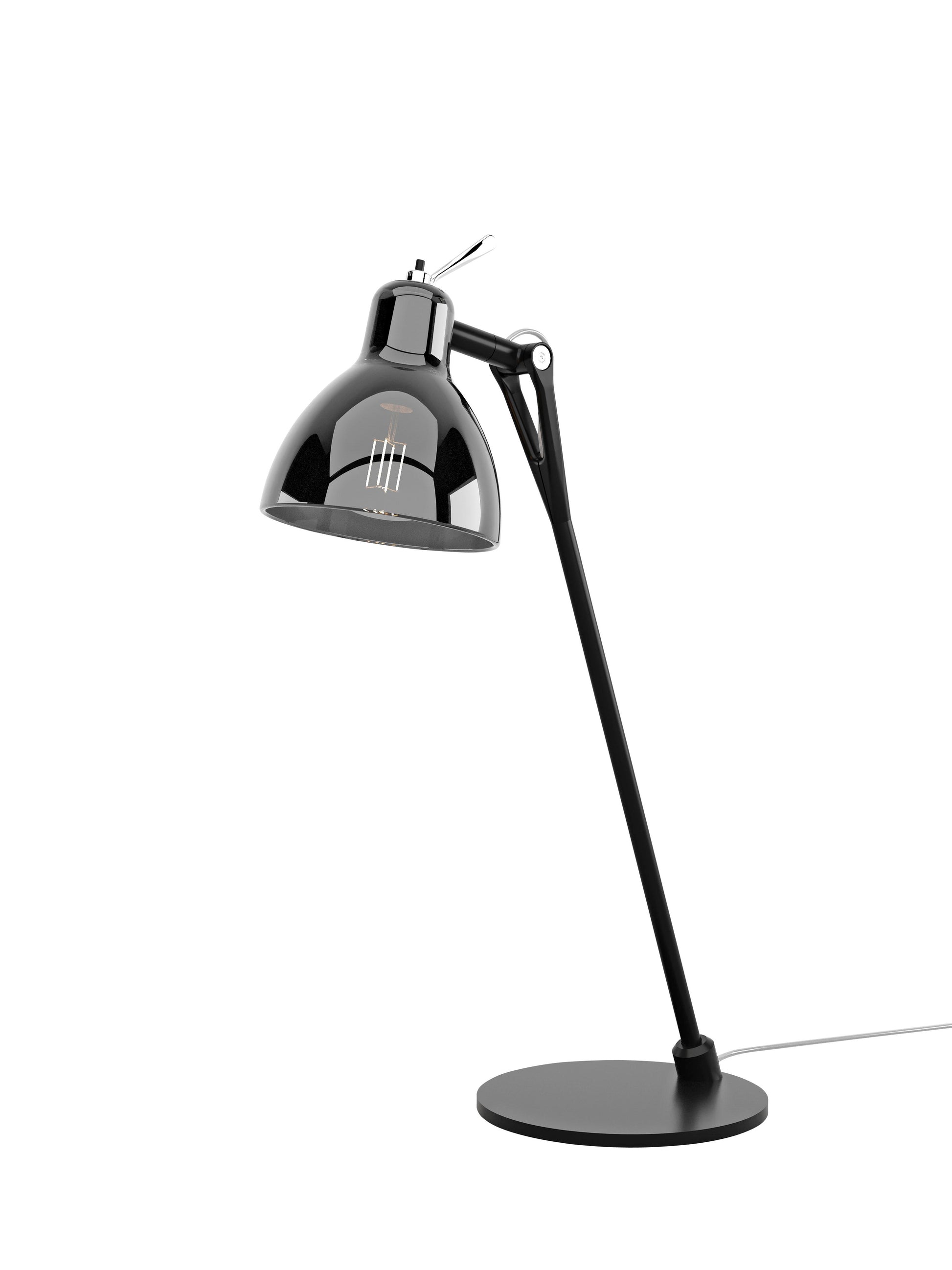 Luxy glam T0 bordlampe sort/fume