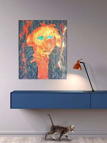 Luxy glam T0 bordlampe sort/kobber