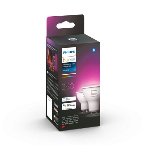 Philips Hue Color GU10 2Pak