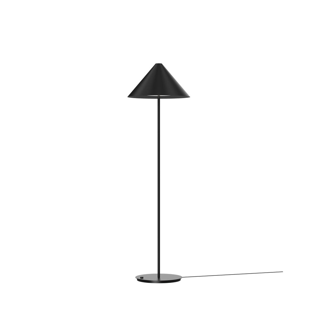 Keglen Gulvlampe D2W Sort