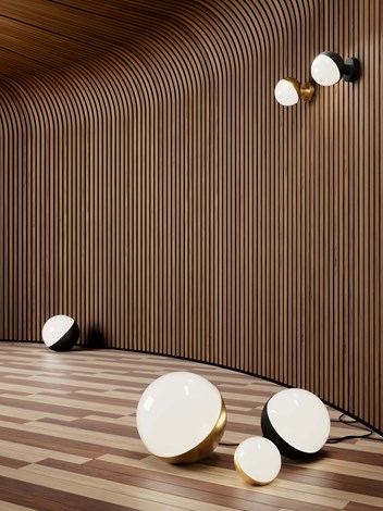 VL Studio Bord- Gulvlampe Ø150 Sort
