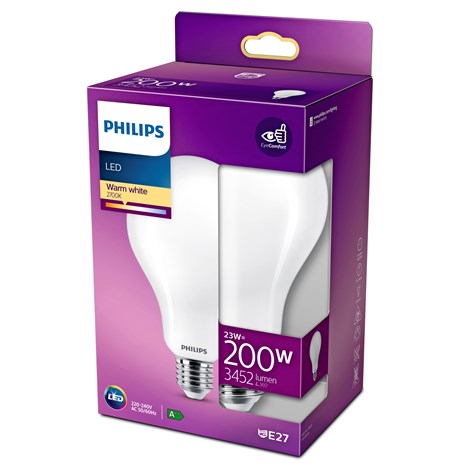 Philips LED E27 23W Glas