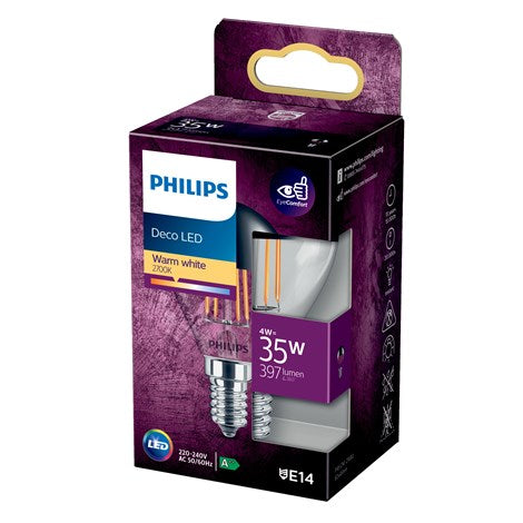 Philips LED Filament E14 Krone Topf.4W