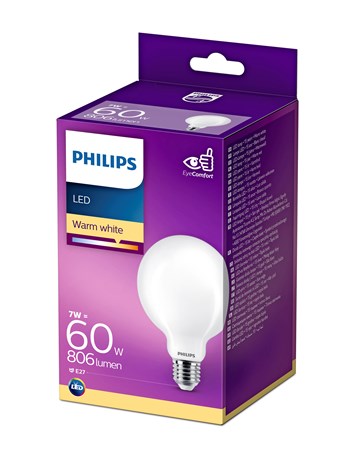 Philips LED E27 Globe 9W