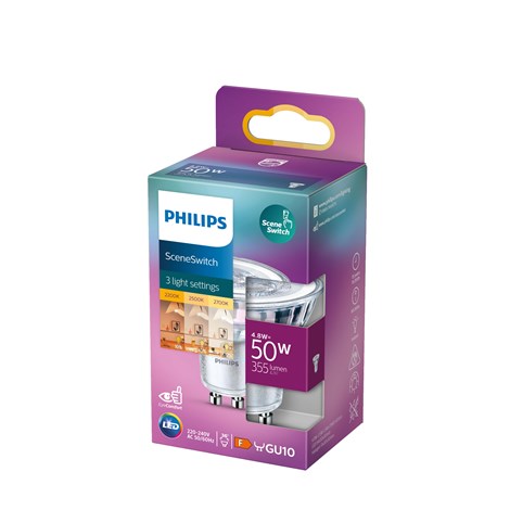 Philips LED GU10 5W Sceneswitch