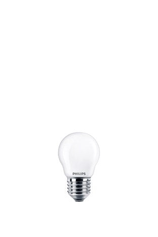 Philips LED E27 Krone 4,3W Glas Classic Frosted