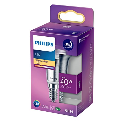 Philips LED E14 R50 2,8W Glas
