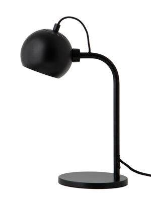 Ball Bordlampe Mat Sort