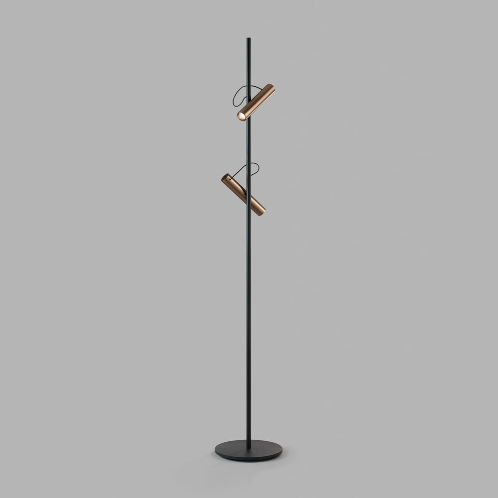 Spirit F1 Gulvlampe Sort Rose Gold