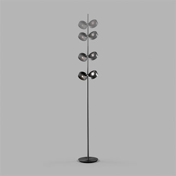ORBIT GULVLAMPE LED CARBON BLACK