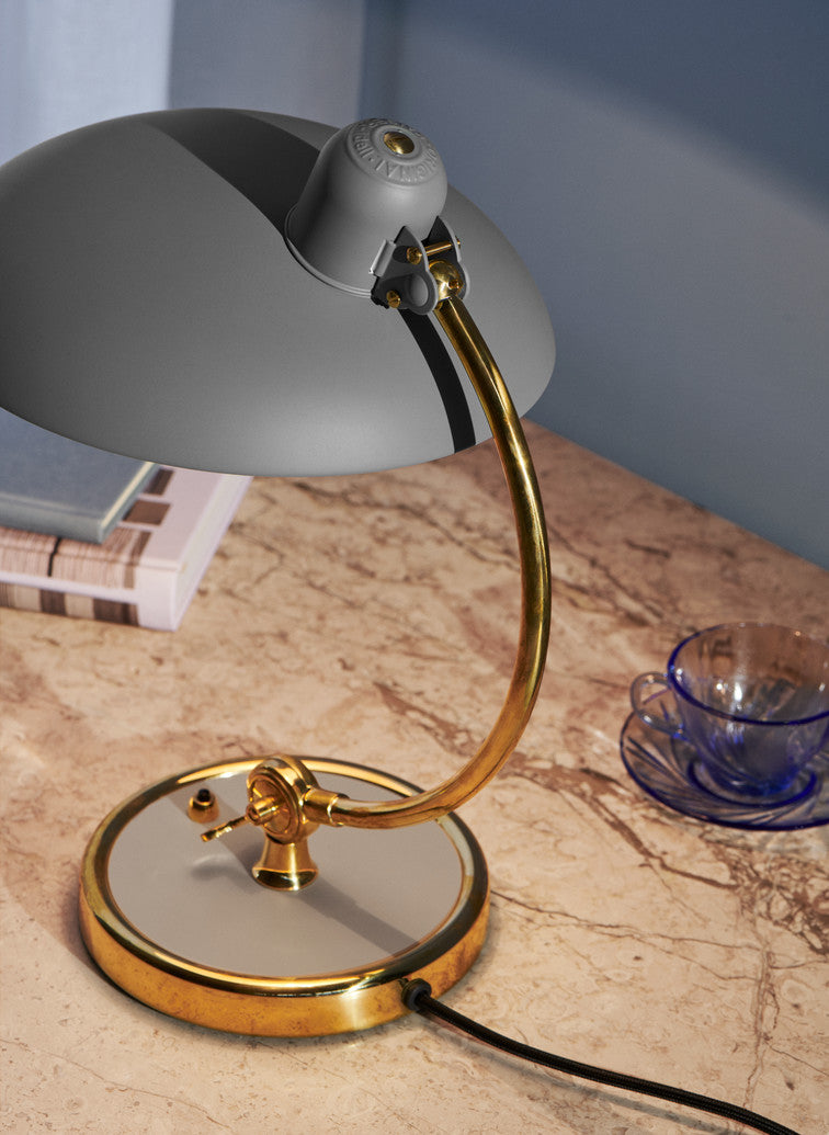 Kaiser Idell 6631 Luxus bordlampe grå/messing