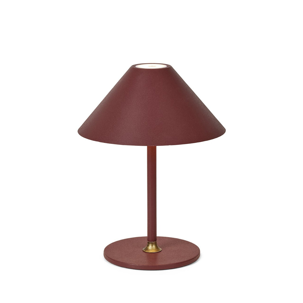 Hygge bordeaux batteri bordlampe Ø15