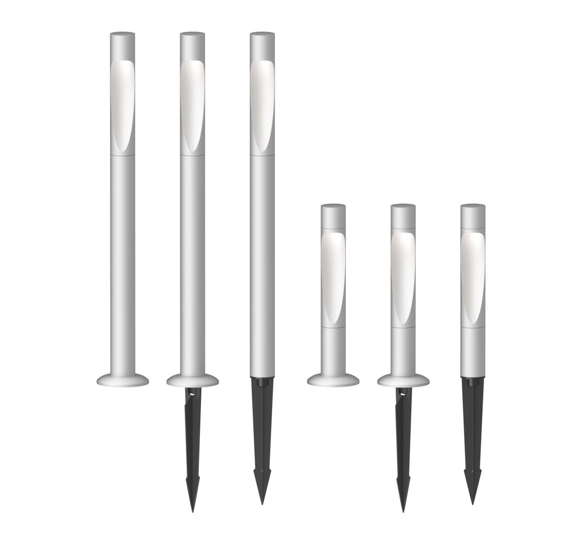 Flindt Garden Pullert Alu u/Adaptor Anker Kort 2700K