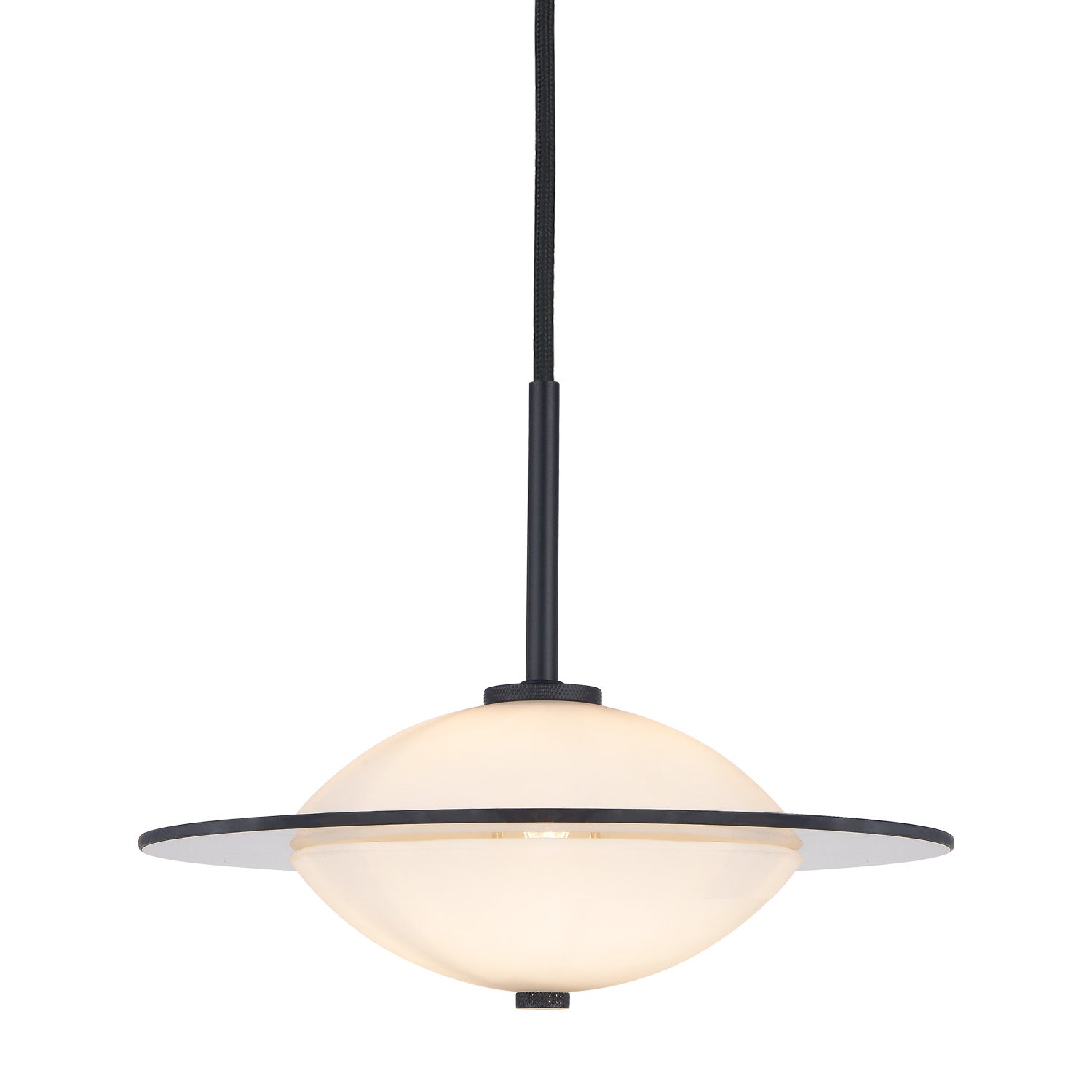 Orbit Pendant Ø24cm - opal/sort
