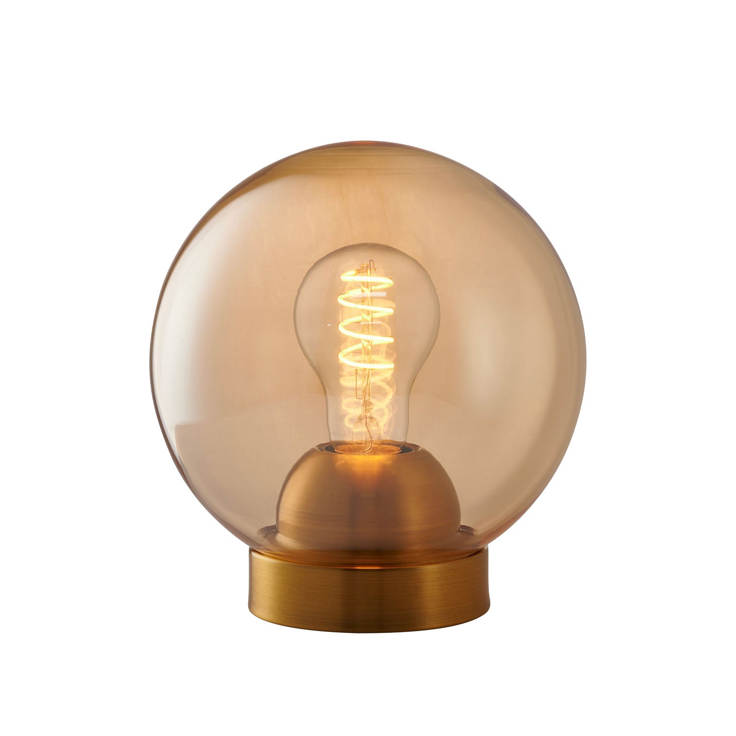 Bubbles Ø18 Bordlampe, Amber
