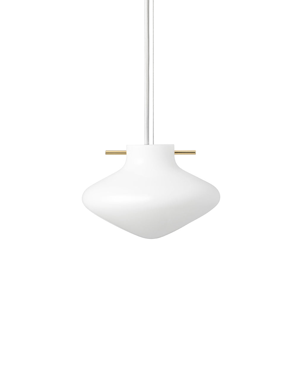 Repose Pendant Ø175 - White/Brass