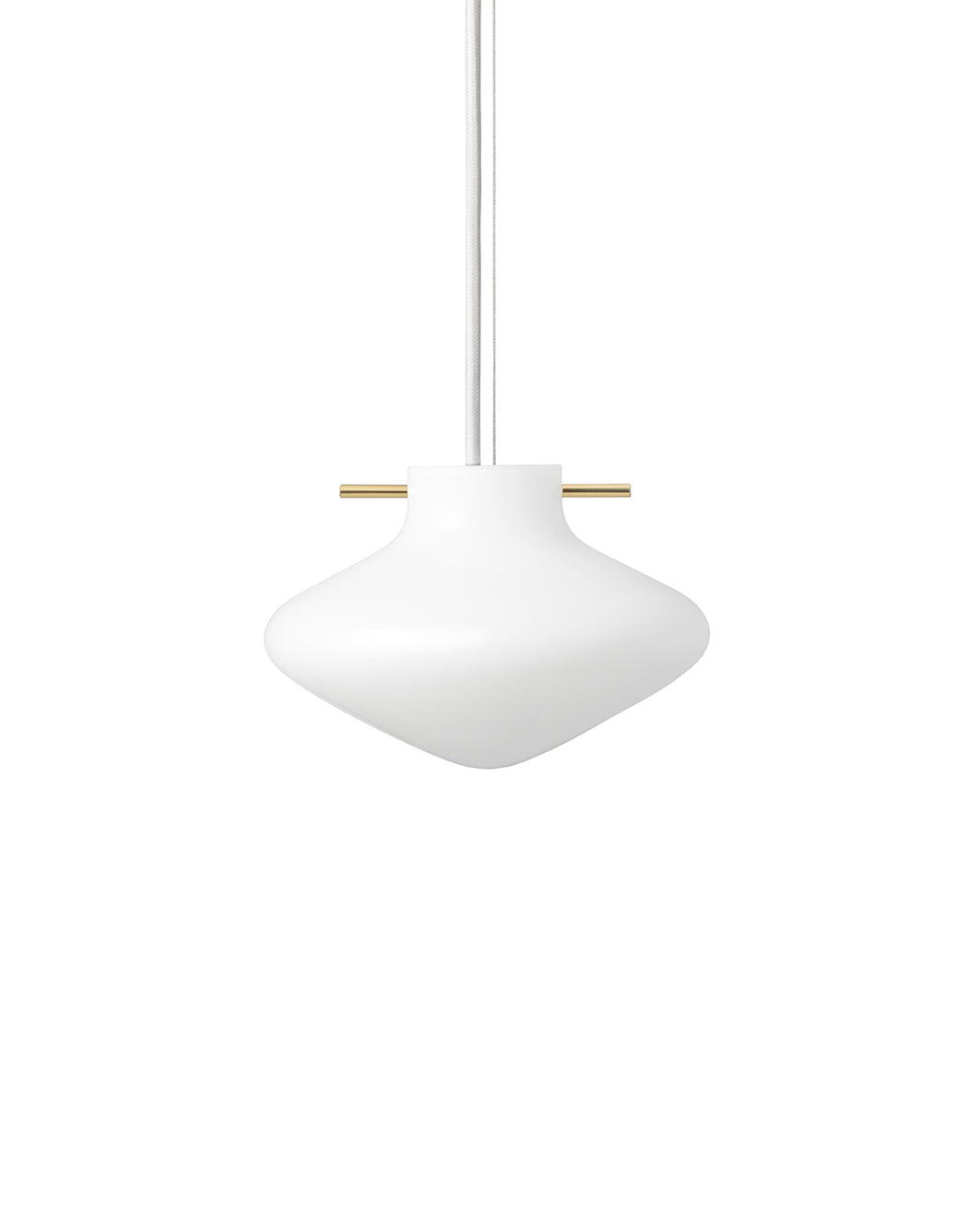 Repose Pendant Ø175 - White/Brass