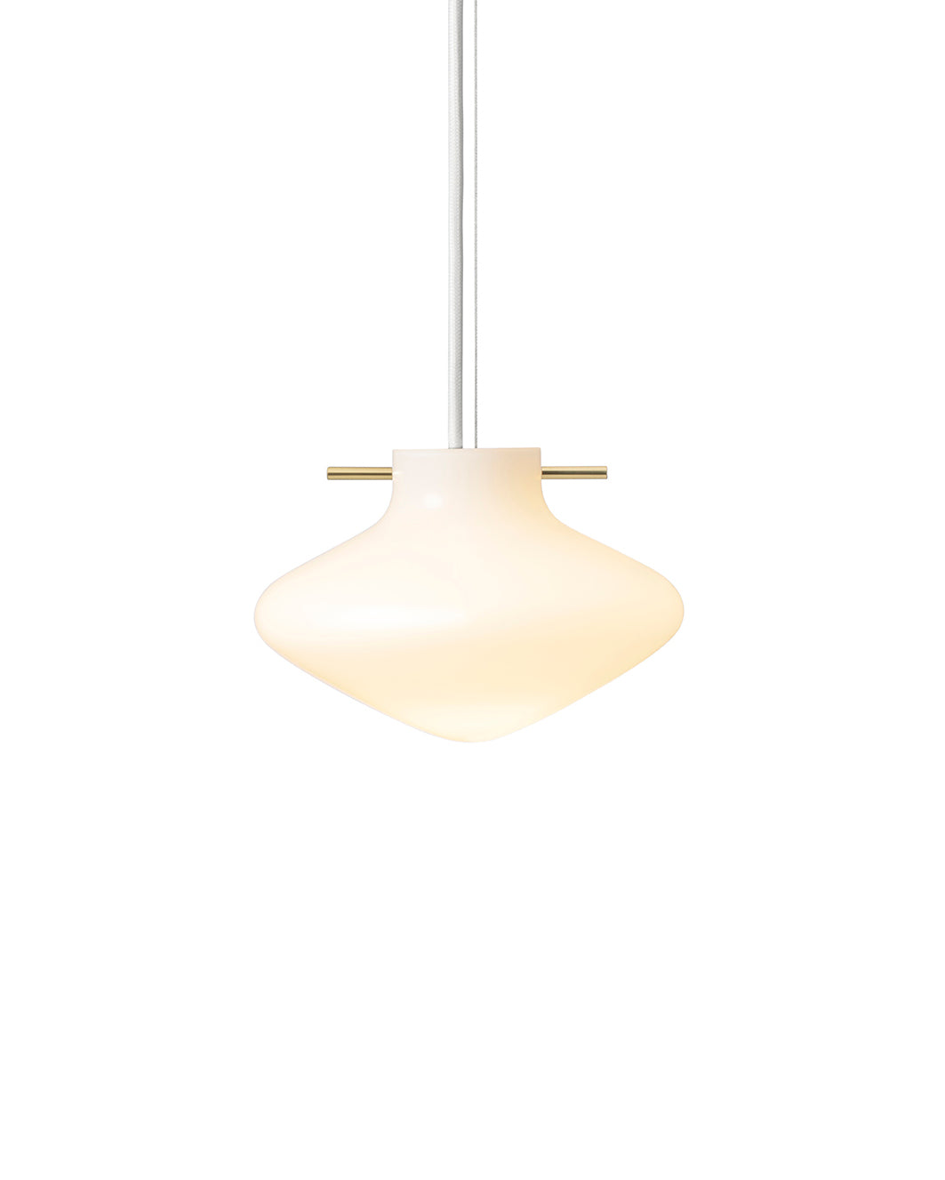 Repose Pendant Ø175 - White/Brass