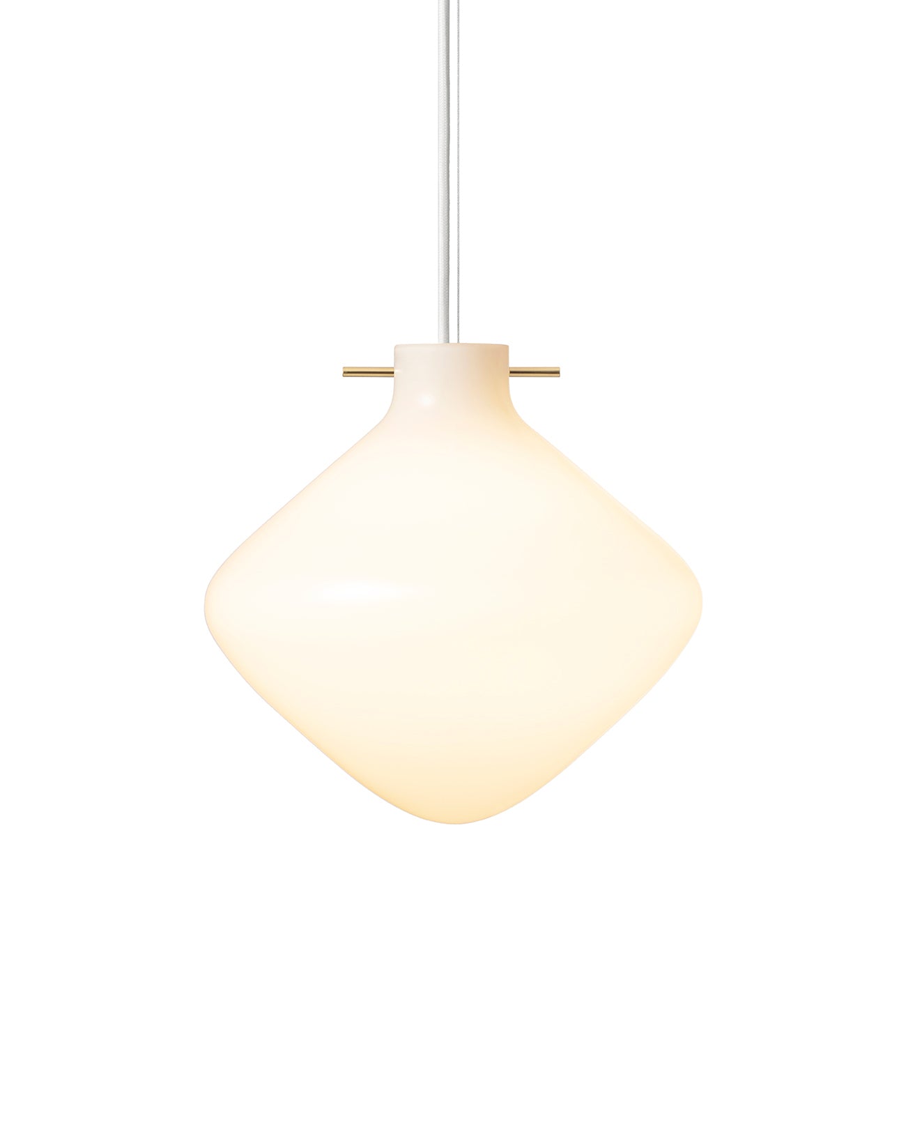 Repose Pendant Ø260 - White/Brass