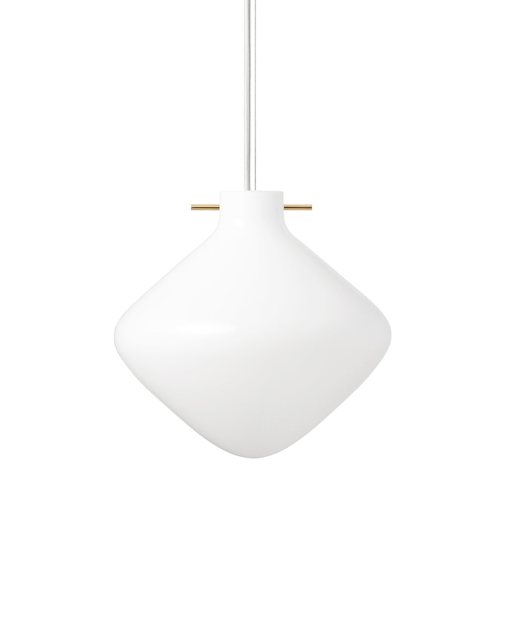 Repose Pendant Ø260 - White/Brass