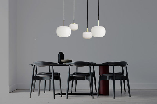 Cuscino pendel opal ø26 messing