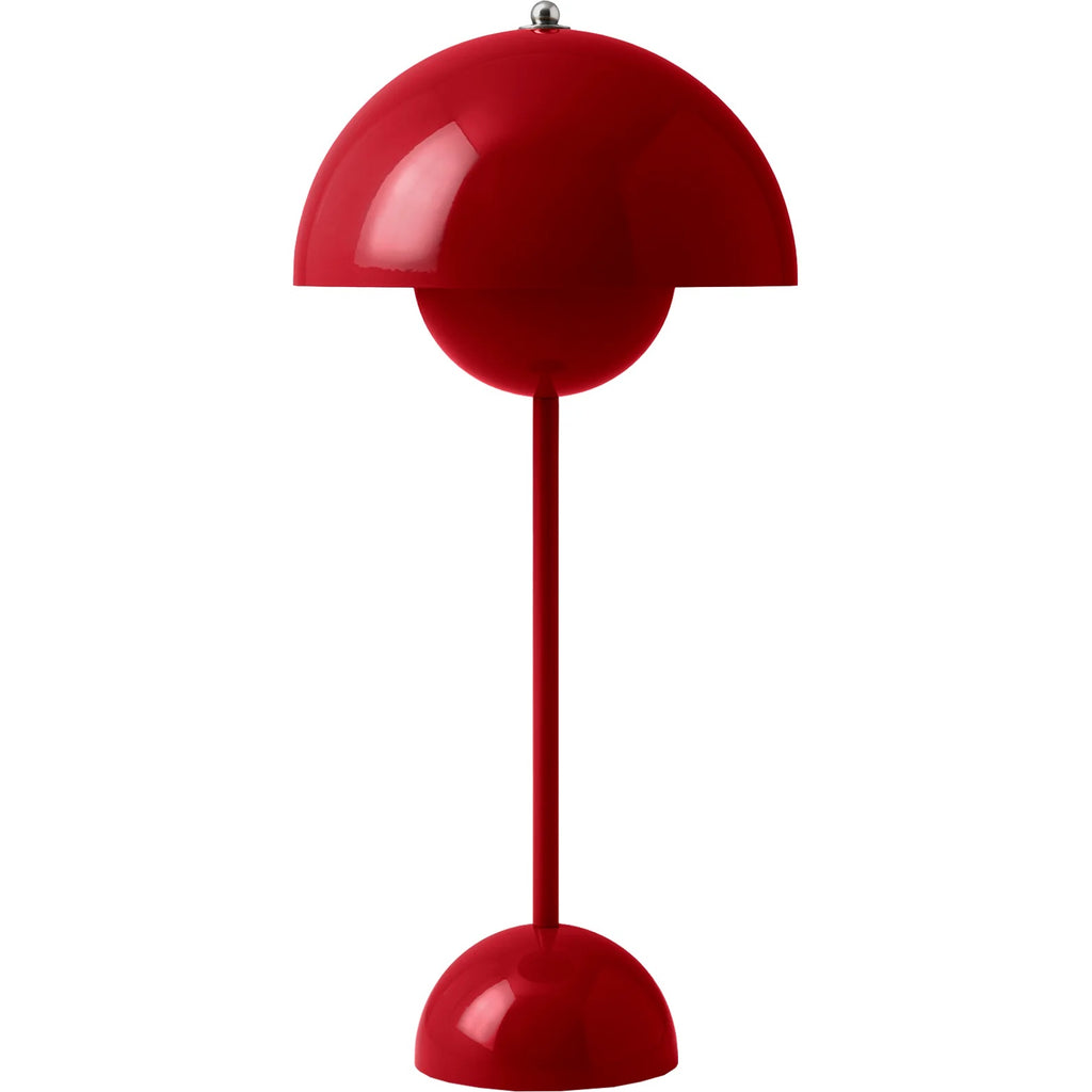 Flowerpot VP3 orange rød bordlampe