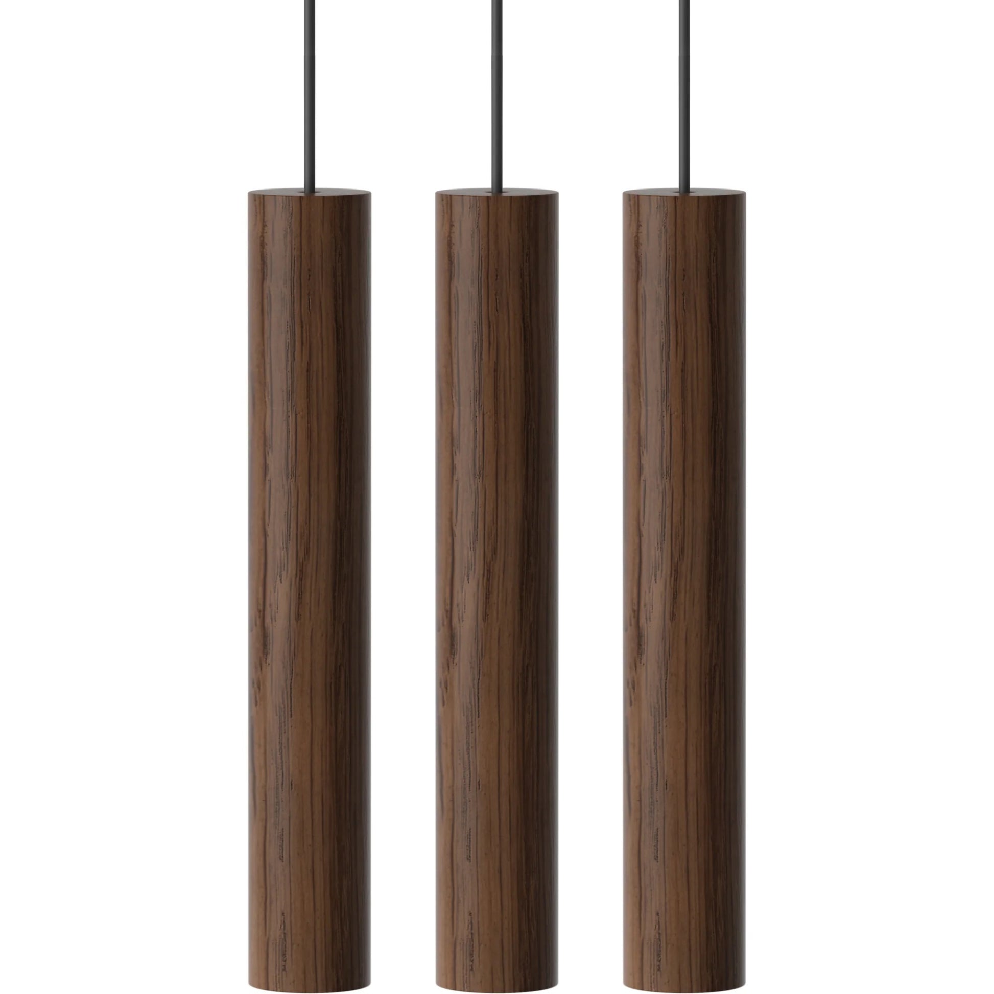 Chimes Cluster 3 mørk eg pendel