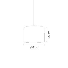 Paso pendel Ø 35 sort/sort